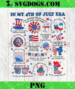 In My 4th Of July Era PNG, Independence Day PNG, US Flag PNG