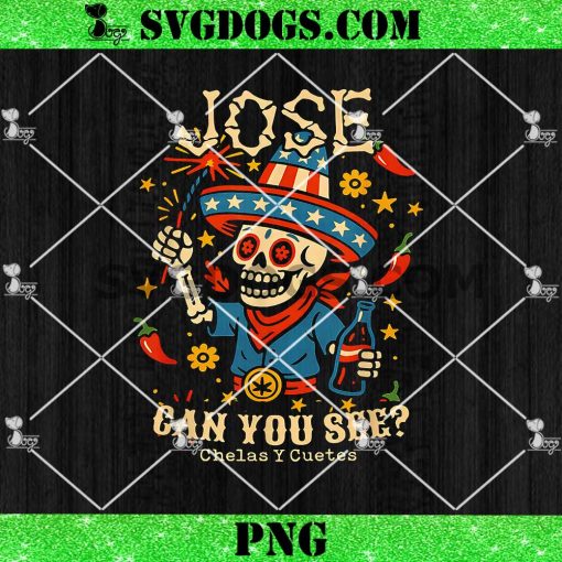 Jose Can You See El Chido PNG, Patriotic Fiesta 4th Of July PNG
