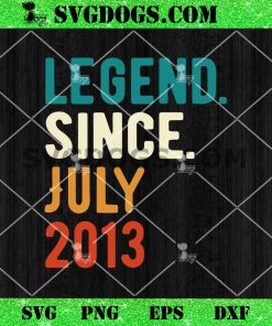Legend Since July 2013 SVG