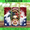 Patriotic Veteran Dad 20oz Tumbler Wrap PNG