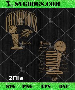 OKC THUNDER 2025 NBA CHAMPIONS Bundle SVG