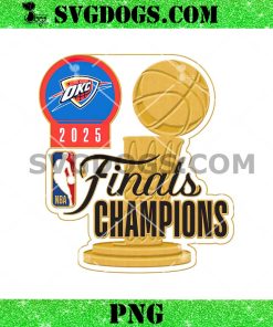 OKC Thunder 2025 NBA Finals Champions PNG