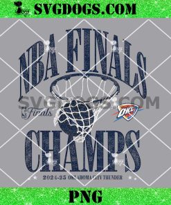 Oklahoma City Thunder 2025 NBA Finals Champs PNG