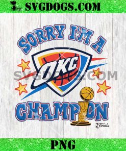 Oklahoma City Thunder 2025 Finals Champions NBA SVG