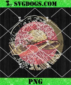 One Piece Straw Hat Wave PNG