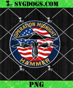 Operation Midnight Hammer PNG, USA Flag Midnight Hammer PNG