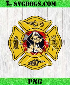 Popeye Firefighter PNG