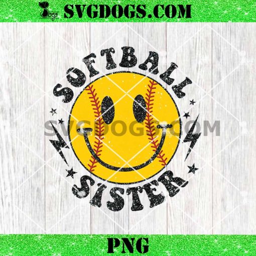 Softball Sister PNG