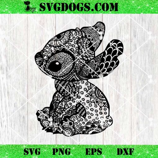 Stitch Mandala PNG SVG