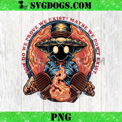 Vivi Ornitier Final Fantasy How Do We Prove We Exist Maybe We Dont Exist PNG