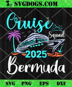 Bermuda Cruise Squad 2025 SVG