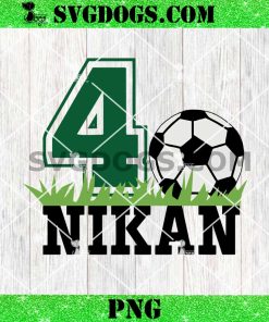 Custom Birthday Boy 4 Soccer PNG