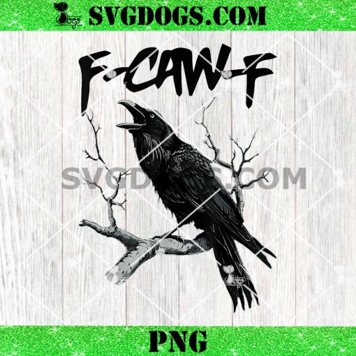 Black Crow F-Caw-F PNG