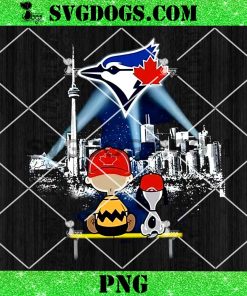 Charlie Brown And Snoopy Watching City Toronto Blue Jays PNG