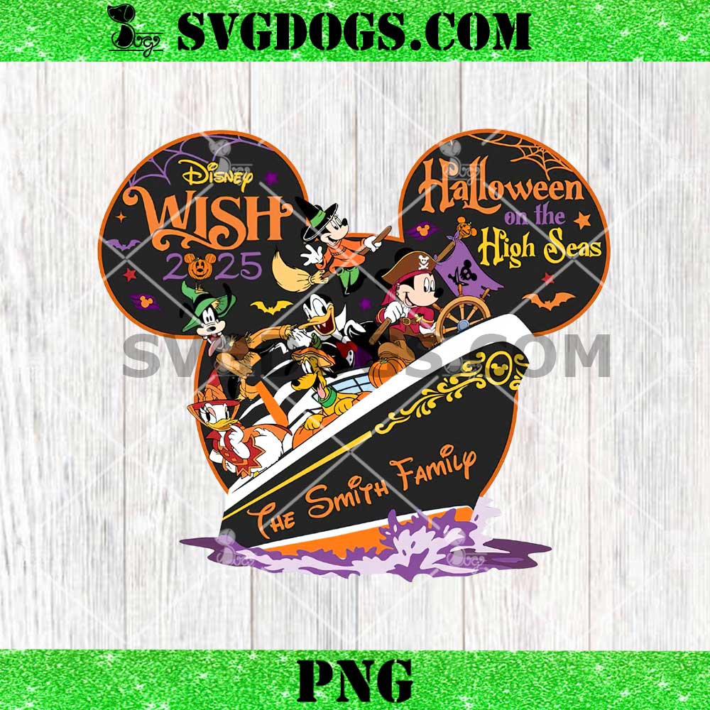 Cruise Disney Halloween On The High Seas 2025 PNG, The Smith Family PNG Cruise Disney Halloween On The High Seas 2025 PNG, The Smith Family PNG