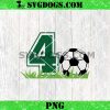 Custom Birthday Boy 4 Soccer PNG