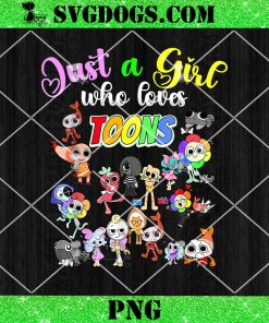 Dandy’s Girl Who loves Toons PNG, Funny Birthday Kids World PNG