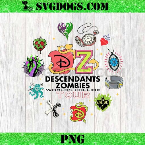 Descendants Zombies World Collide Tour PNG