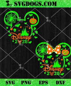 Disney Halloween 2025 Bundle SVG, Disney Castle SVG