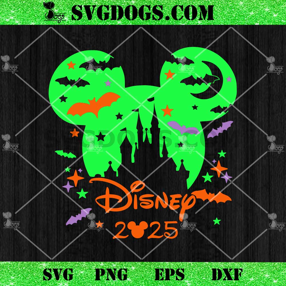 Disney Halloween 2025 SVG, Disney Mickey Ear Halloween SVG Disney Halloween 2025 SVG, Disney Mickey Ear Halloween SVG
