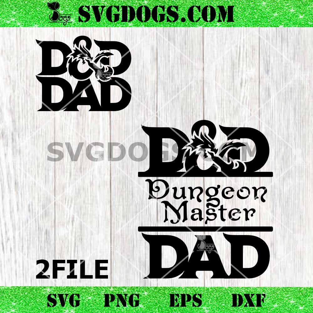 Dungeons and Dragons D&D DAD SVG Dungeons and Dragons D&D DAD SVG