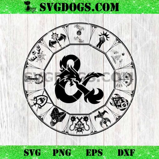 Dungeons and Dragons Design SVG
