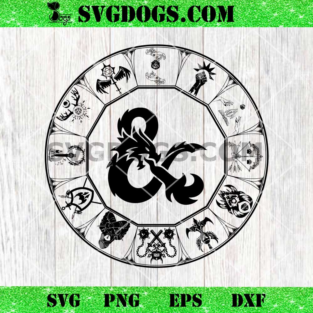 Dungeons and Dragons Design SVG Dungeons and Dragons Design SVG
