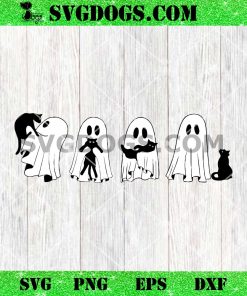 Halloween Ghost Cat SVG
