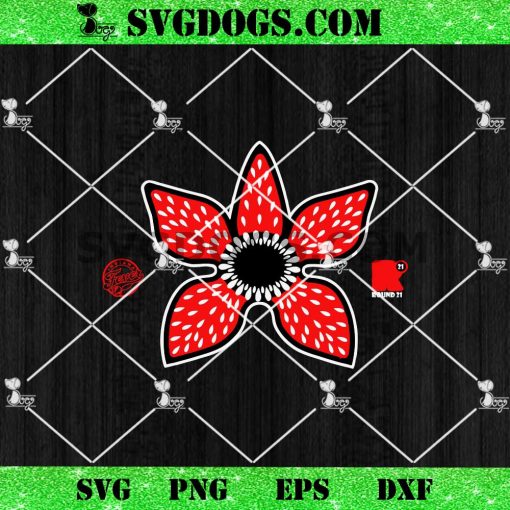Indiana Fever Stranger Things Flower Logo SVG