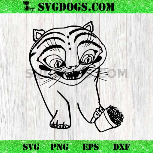 K Pop Demon Hunters Blue Tiger SVG