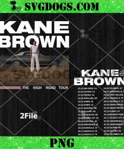 Kane Brown The High Road Tour 2025 PNG Bundle