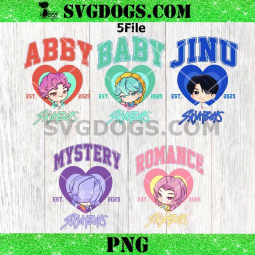 Kpop Saja Boys PNG Bundle, K Pop Demon Hunters PNG