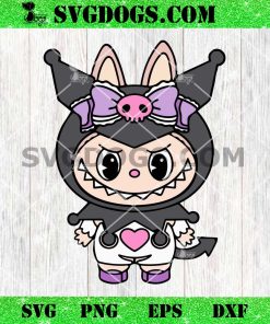Labubu Kuromi SVG, Labubu Halloween SVG