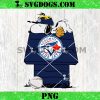 Charlie Brown And Snoopy Watching City Toronto Blue Jays PNG