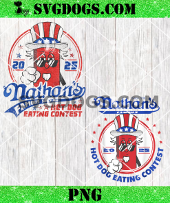 Nathan’s Famous Hot Dog Eating Contest 2025 PNG