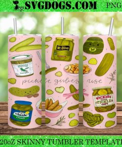 Pickle Girlies Rise 20oz Tumbler Wrap PNG