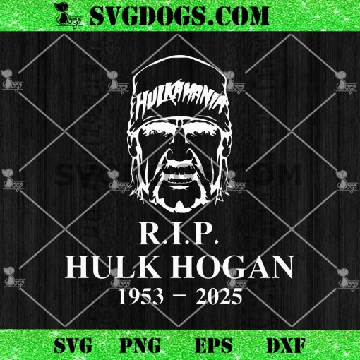 RIP Hulk Hogan 1953 2025 SVG