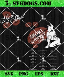 Sabrina Carpenter Short n Sweet Tour 2025 SVG PNG
