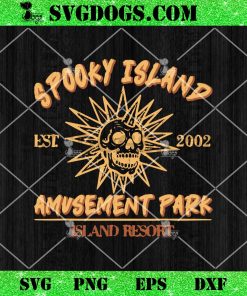 Spooky Island Amusement Park Island Resort SVG