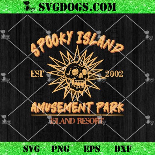 Spooky Island Amusement Park Island Resort SVG