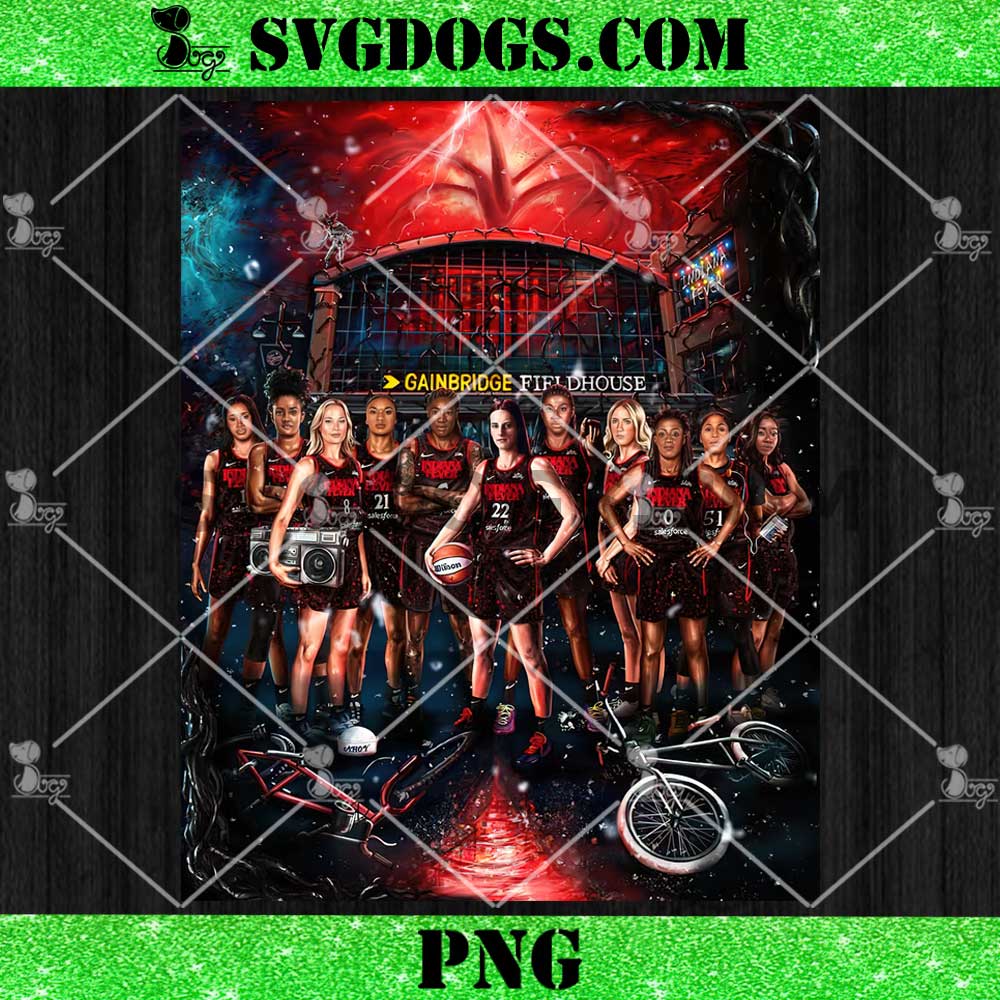 Stranger Things Indiana Fever 2025 PNG Stranger Things Indiana Fever 2025 PNG