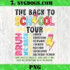 The Back to School Tour PNG, Bruh We Back PNG