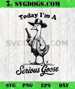 Today I’m A Serious Goose SVG
