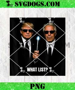 Trump Epstein What List PNG