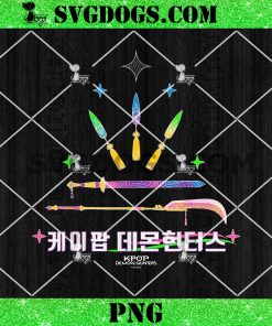 Weapons Kpop Demon Hunter PNG