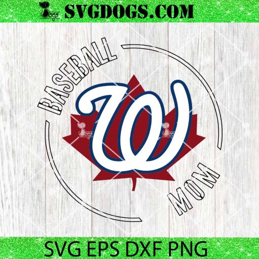 Whitby Baseball Mom SVG, Whitby Canadians SVG PNG