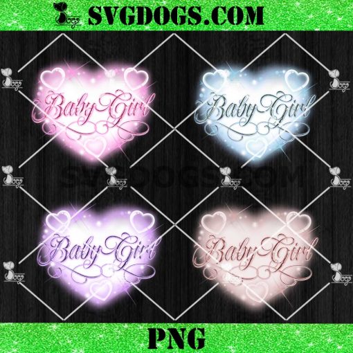 Baby Girl Love color Bundle PNG
