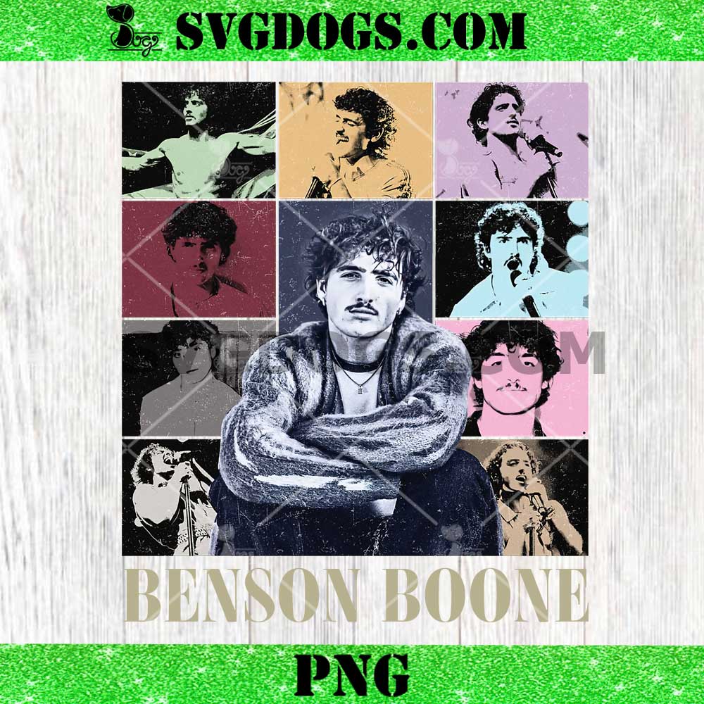 Benson Boone Vintage PNG Benson Boone Vintage PNG