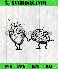 Brain Heart SVG, School Psychologist SVG