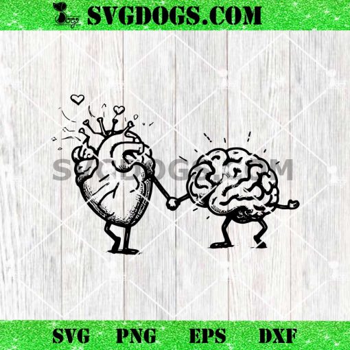 Brain Heart SVG, School Psychologist SVG